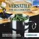 thumbnail image 3 of Cacerola Farberware Classic de acero inoxidable de 1 litro con tapa coladora, 3 of 7