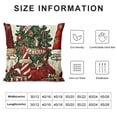 thumbnail image 5 of YINGXI Christmas Pillow Covers Christmas Throw Pillow Case Tree Truck Gift Box Cushion Case for Home Couch Sofa Bed Outdoor Decoration 18x18in, 5 of 5