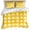 Yellow, variant on 3 Piece Yellow Plaid Duvet Cover Set California King,Microfiber Comforter/Quilt Cover with Corner Ties and 2 Pillowcases,Watercolor Grid Checker Gingham Farmhouse Soft Bedding with Zipper Closure