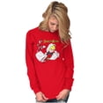 thumbnail image 3 of Christmas Dennis Santa Beard Thief Unisex Plus Size Long Sleeve Shirt Brisco Brands 3X, 3 of 5
