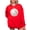 Red Sweatshirt, variant on Volleyball Faux Glitter Sweatshirt for Women Trendy Girly Volleyball Fan Pullover Black Sweatshirt Adult X-Large