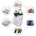thumbnail image 5 of Lsque Lavender Flowers Laundry Basket, Laundry Hamper, Dirty Clothes Hamper for Laundry, Collapsible, Waterproof Laundry Baskets with Aluminum Handles for Laundry, Dorm, Family, 5 of 6