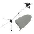 thumbnail image 3 of 1 juego de percha plegable para vaporizador de ropa, tendedero ajustable con tabla de planchar, 3 of 7