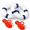 blue-2pack, variant on 20" Foam Life Preserver Ring With 98.4ft Floating Lifesaving Rope Throwable Flotation Device Pool Safety Float For Buoy And Swimm
