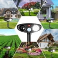 thumbnail image 6 of 2 Pack Solar Ultrasonic Animal Repeller, Motion Activated, Built-in Flash Light, Waterproof Outdoor Pest Deterrent for Garden Yard Farm, 6 of 7