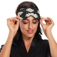 thumbnail image 4 of IAUYY Sleep Mask, Super Soft Eye Masks with Adjustable Strap, Lightweight Comfortable Blindfold,Perfect Blocks Light for Men Women Black Daisy, 4 of 7