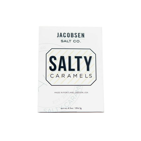 Jacobsen Salt Company Salty Caramels, 6.5 oz (Best Salted Caramel Candy)