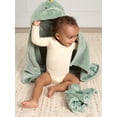 thumbnail image 3 of Gerber Baby Unisex Hooded Wearable Blanket and Security Blanket, Dino Time, 3 of 12