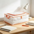 thumbnail image 5 of Tunhigl 50L Clear Storage Bags with Zipper and Handle for Clothes Heavy Duty Plastic Blanket Clothes Moving Bags Cloth Bins for Blanket Comforter Clothing, M, 5 of 6