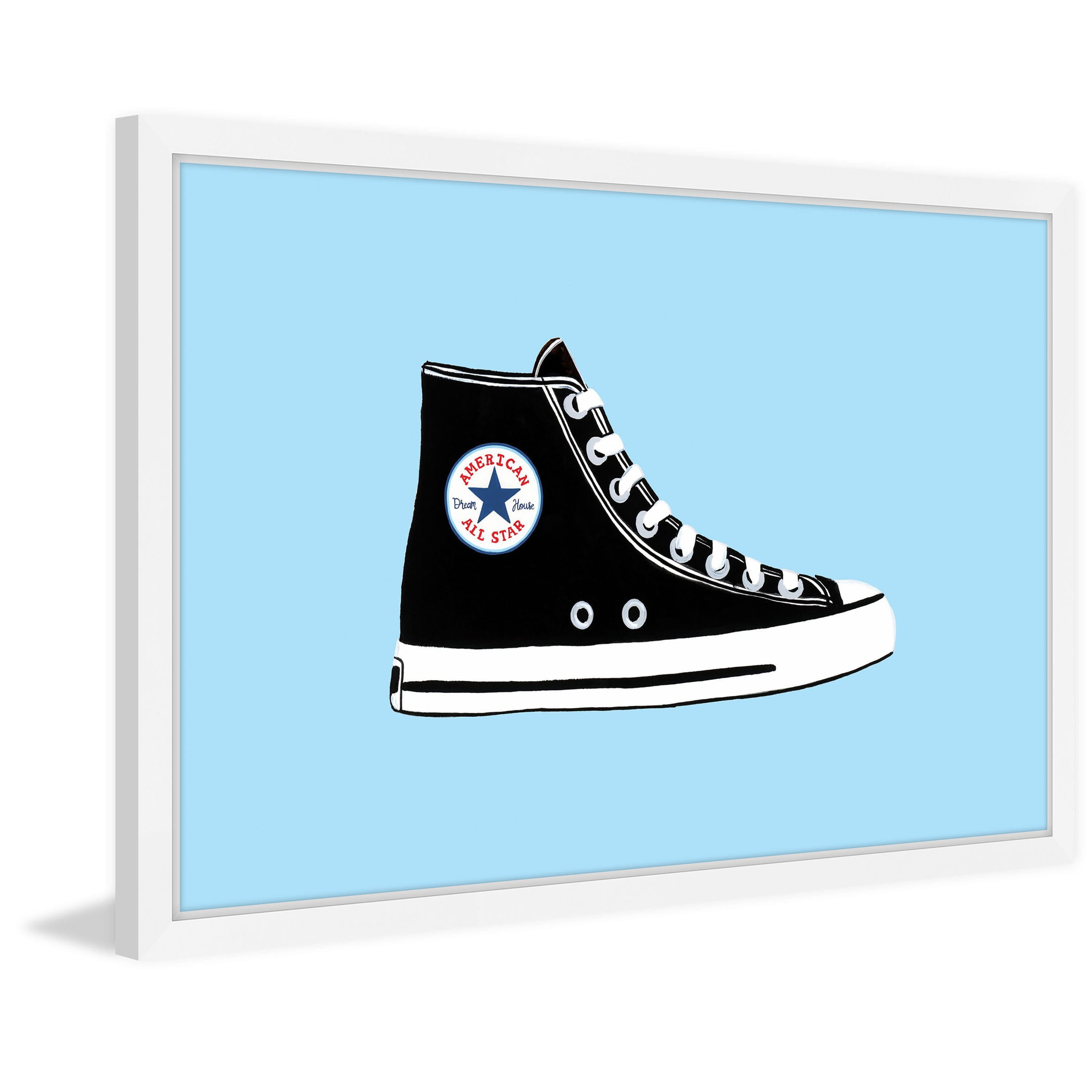 "Cool High Top" Framed Painting Print
