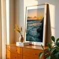 thumbnail image 2 of Swami's at Sunset - Encinitas California Photography Sunset Ocean Coast Beach Waves Nature Scenic Oak Framed Wall Art Print 5 x 7 inches, 2 of 59