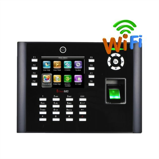Iclock680 TCP/IP Fingerprint Time Clock Office Attendance Machine Webserver Door Access Control System With Camera ,Easy to Use