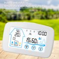 thumbnail image 3 of Cordless Hygrometer , Accurate Temperature Humidity Gauge with Large Screen Forecasts Weather, Remote Outdoor Sensor, ABS Material for Home Office Indoor Outdoor, 3 of 7