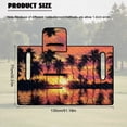 thumbnail image 7 of KUIFORTI Orange Palm Tree Golf Cart Seat Blanket Covers Polyester Travel Sports Golf Cart Accessories Easy to Install Thick Suitable Club Car and More 2 Person Seats Golf Carts, 7 of 7
