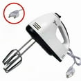 thumbnail image 4 of 150W Electric Handheld Mixer for Home Baking - Compact Egg Beater & Cream Whipper with 110V-230V Voltage, 50/60Hz Frequency - Portable Kitchen Tool for Cake Making and Dessert Preparation (White), 4 of 5