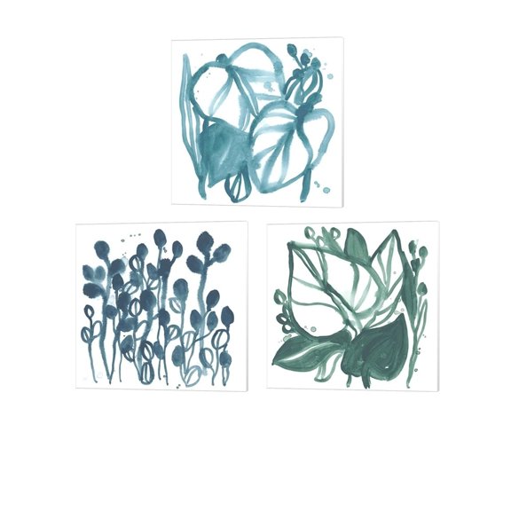 Metaverse June Erica Vess 'Boho Tropicals' Canvas Art (Set of 3)