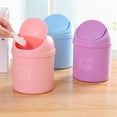 thumbnail image 1 of Creative Desktop Mini Trash Can Covered Kitchen Living Room Desk Trash Box, 1 of 8