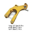thumbnail image 4 of Mountain Bicycle Tire Disc Frame Mount Aluminum Biking Professional Repairing Set Alloy Upgrade Replacement Brake Conversion Adaptor Cycling Accessory Gold, 4 of 7
