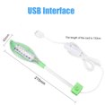 thumbnail image 2 of Luz de acuario Luz de clip LED pequeña para pecera Luz LED con forma de hoja USB para pecer Irfora Verde,Plástica, 2 of 7