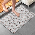 thumbnail image 4 of Gray Cow Expression Pattern Bathroom Rugs Mat,Non Slip Microfiber Bathroom Rug,Rubber Backing,Soft Bathroom Mats for Bathroom Floor,Tub and Shower,20x32in(50x80cm), 4 of 5