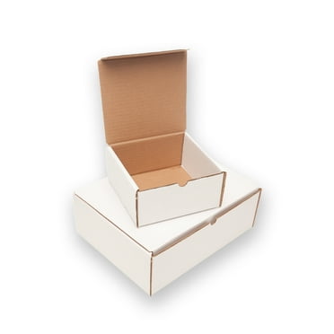 SSBM 18" x 12" x 4" ECT-32B Deluxe White Literature Shipping Mailers 25/Case