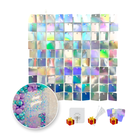 Sirena Panel Decorativo DECOWORLD Eco Shimmer Wall 24pz 30*30cm Lentejuela