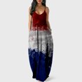 thumbnail image 2 of Leutsin Robe Maxi Décontractée pour Femme Grande Taille Robes Maxi Aguichant à Rayures Sans Manches Longue Grande Taille Robes Maxi Grande Taille Robes Maxi Grande Taille, 2 of 4