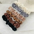 thumbnail image 5 of Silk Satin Scrunchie Set - 6-Color Silk Hair Ties Ponytail Ropes Hair Accessories, 5 of 5