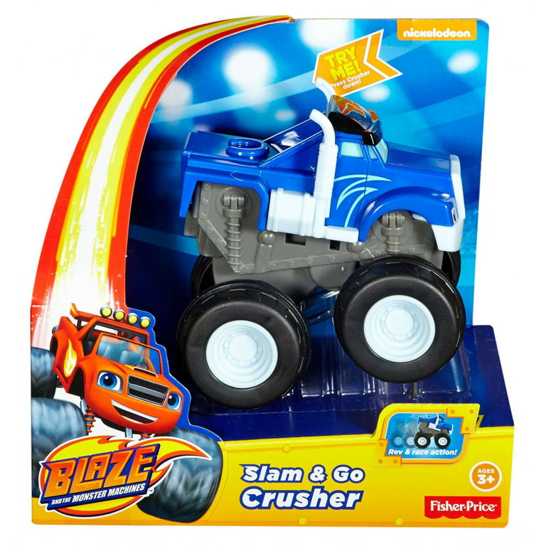 Crusher Slam & Go Carro Blaze Monster Machines
