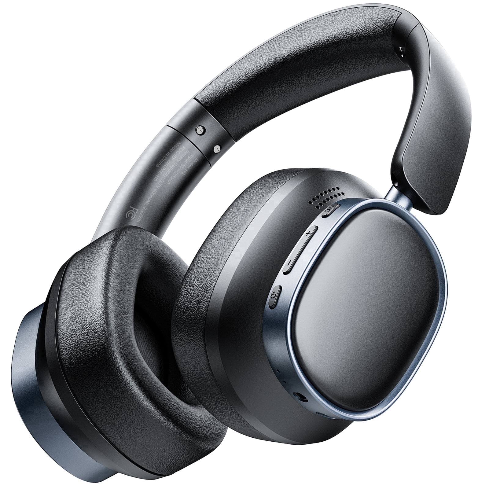 Bluetooth Headphones Over Ear, 78H Playtime Wireless Headphones, Bluetooth 5.4 Dual Device with Deep Bass, ANC Active Noise Cancelling Headphones, Foldable Lightweight Headset for Travel Home Office