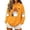 Orange, variant on Kezqiaxn Hoodies for Women Halloween Pullover Hoodie Long Sleeve Loose Casual Sweatshirt with Pockets Fashion Clothing White L