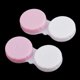 thumbnail image 5 of Estuche para lentes de contacto, contenedor para lentes de contacto, 10 piezas, caja para lentes, contenedor para lentes Rosa para no transparente, 5 of 8