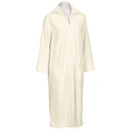 Women's Zip-Front Plush Robe