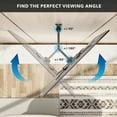 thumbnail image 6 of Mount-It! Full Motion TV Wall Mount with Swivel Arm for 23–55 Inch Flat Screen TVs Inch – HDMI Cable Included – Tilt, Swivel, Extend – VESA 400x400 – Wall Mount Bracket for 23, 24, 25, 26, 27, 28, 29, 6 of 11