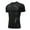 Black, variant on Oplxuo Mens Compression Shirts Short Sleeve Athletic T-Shirt Summer Workout Gym Active Tops Base Layer Undershirt