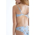 thumbnail image 4 of Ragstock Blue Daisy Knotted Bikini Top, 4 of 4