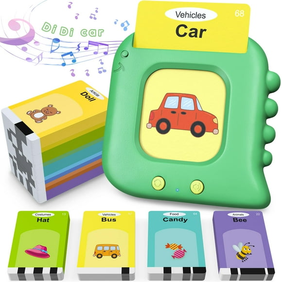 Tarjetas didácticas parlantes Kuovei Kids para niños pequeños con 240 palabras a la vista