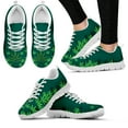 thumbnail image 1 of Zapatos planos suaves y cálidos con estampado 3D de hojas de hierba verde para primavera y otoño para mujer, zapatillas informales con cordones, 1 of 6
