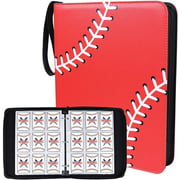 NeatoTek Double Sided 40 Pages 720 Pockets Baseball Card Binder for Baseball Trading Cards, Display Case with Baseball Card Sleeves Card Holder Protectors Set for Baseball Card and Sports Card