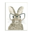 thumbnail image 3 of Stupell Industries Baby Bunny with Large Glasses Children's Woodland Animal, 13 x 19,Design by Lucille Price, 3 of 5