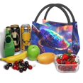 thumbnail image 6 of Vsdgher Starry Sky Turtle Print Insulated Reusable Bags with Sturdy Zipper and Handles, Foldable Totes for Hot or Cold Food Bring or Delivery, 6 of 8