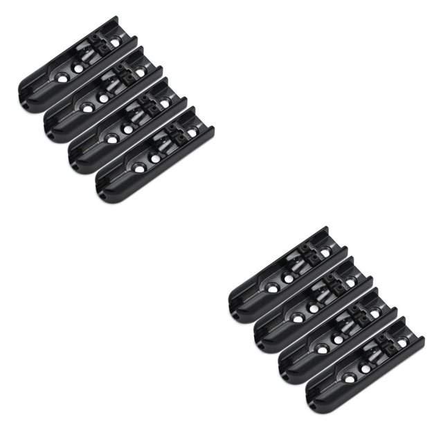 Soidarity Diseño de accesorios para guitarra Suministros musicales de cuerda Pieza de repuesto Puentes individuales Monturas Profesionales Negro 4 piezas/juego 2piezas
