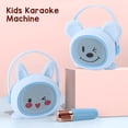 thumbnail image 3 of Kids Karaoke Machine, Fun and Interactive Mini Karaoke Speaker and Microphone, Cute Design, Portable, for Kids Entertainment, 3 of 7
