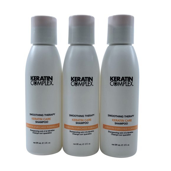 Keratin Complex Smoothing Therapy Keratin Care Shampoo 3 OZ Set of 3