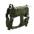 thumbnail image 1 of Dog Harness Solid Color 1000D Nylon Breathable Mesh Nylon Handle Adjustable Training Vest Apparel Outdoor Pet Accessory, 1 of 4