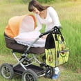 thumbnail image 6 of Xecao Avocado with Glasses print Large Capacity Nappy Bag is a multi-functional waterproof travel backpack, perfect as a nursing bag or mummy backpack for women, 6 of 6