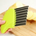 thumbnail image 5 of BE-TOOL Potato Cutter Corrugated Shape for Carrot Chip Vegetable French Fry Slicer Stainless Steel Yellow, 5 of 8