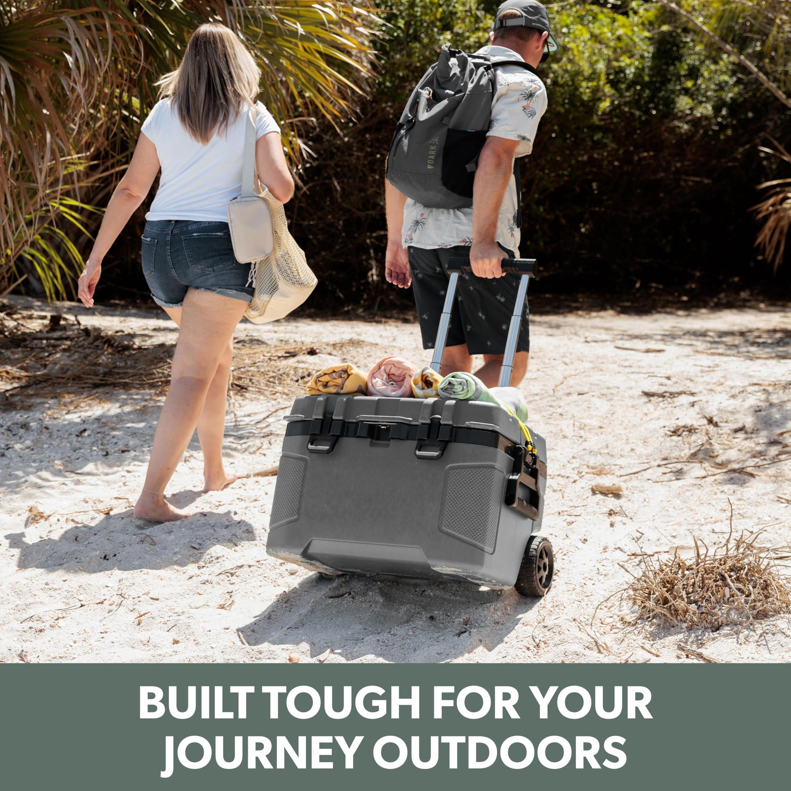 Trailmate 52qt Wheeled Cooler  Insulated Hard Shell Ice Chest Sportsman