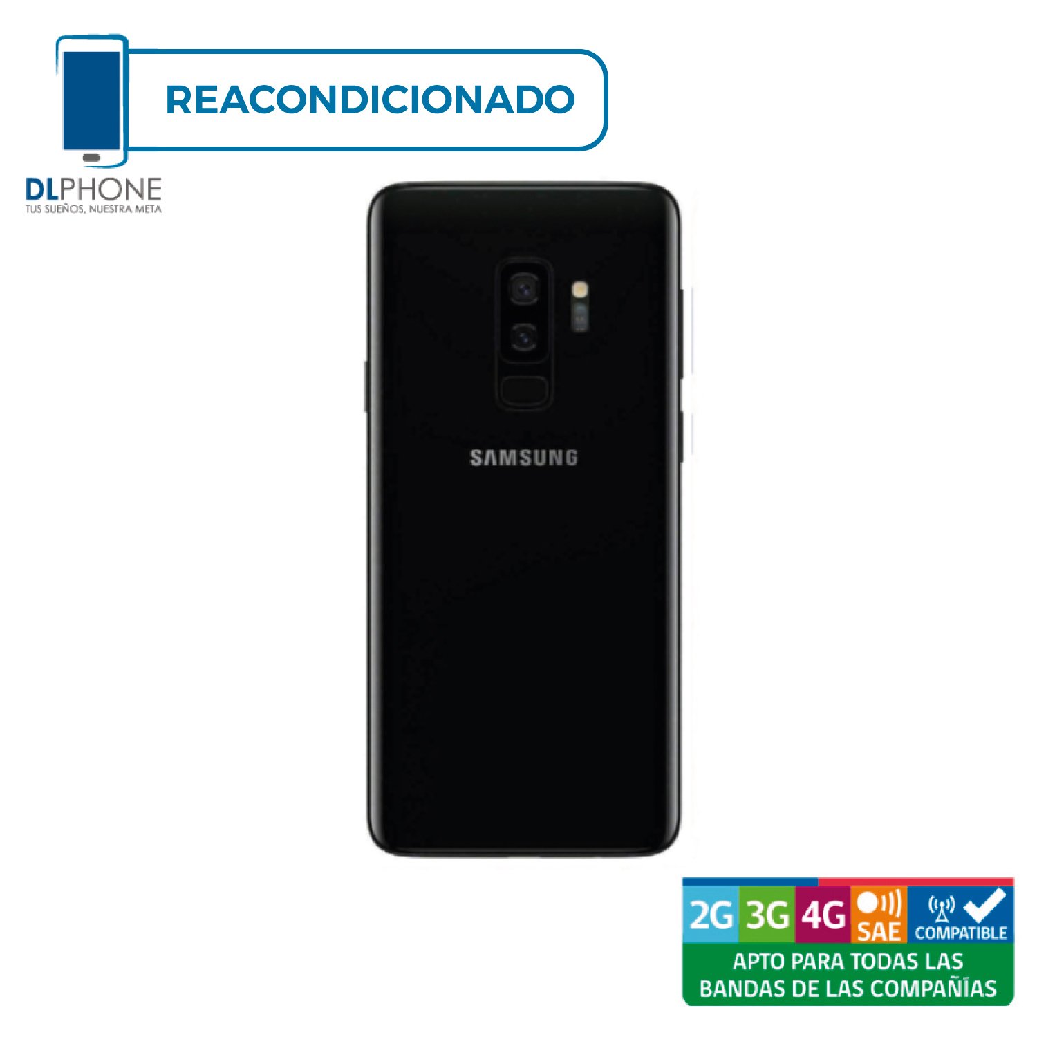 Galaxy S9 Plus 64Gb Negro Reacondicionado