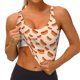 thumbnail image 3 of Balery Hot Dog 2 Sujetadores deportivos con espalda cruzada para mujer, acolchados, sin costuras, de alto impacto, ideales para yoga, gimnasio, entrenamiento y fitness.-Large, 3 of 8